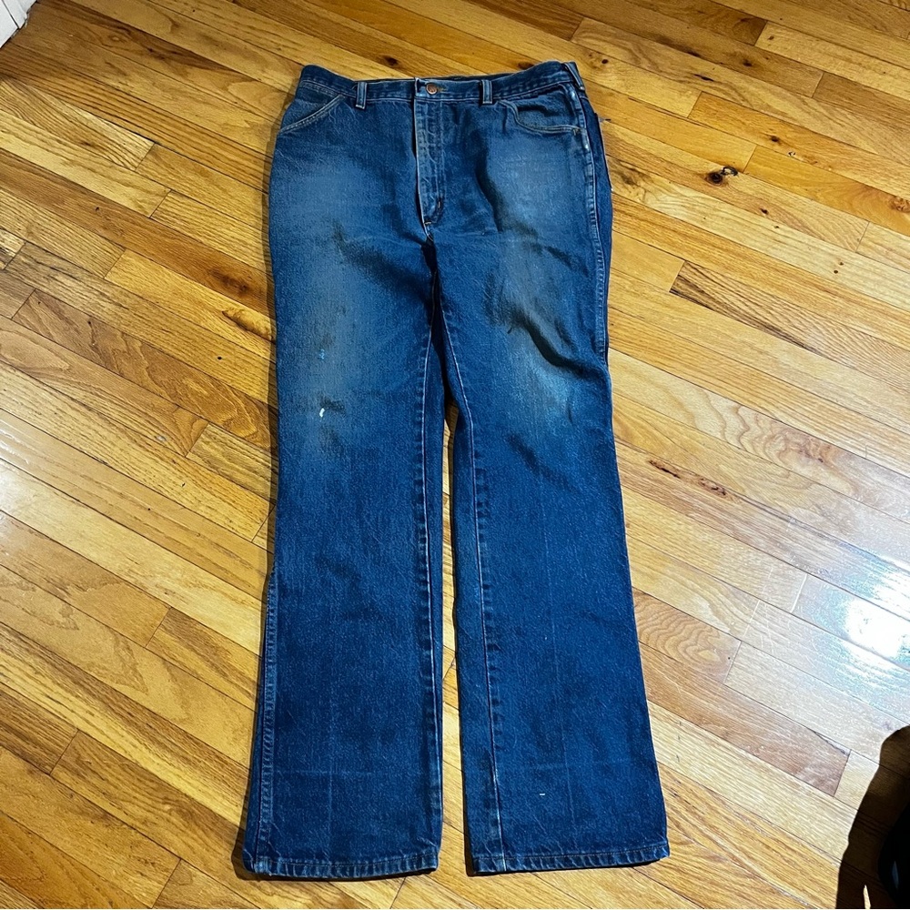 Dark Blue Men's Straight-Leg Jeans